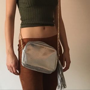 Victoria’s Secret silver cross body bag